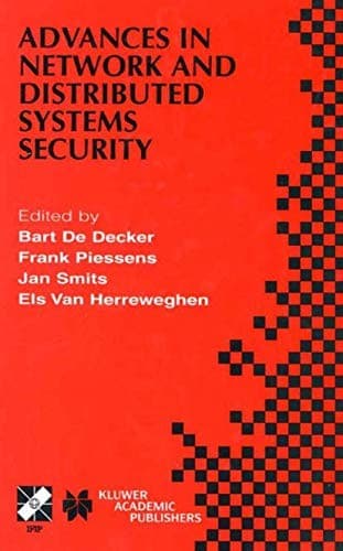 Tapa de Advances in Network and Distributed Systems Security