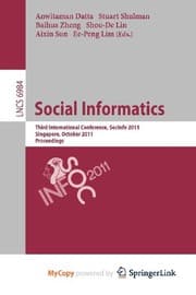 Tapa de Social Informatics