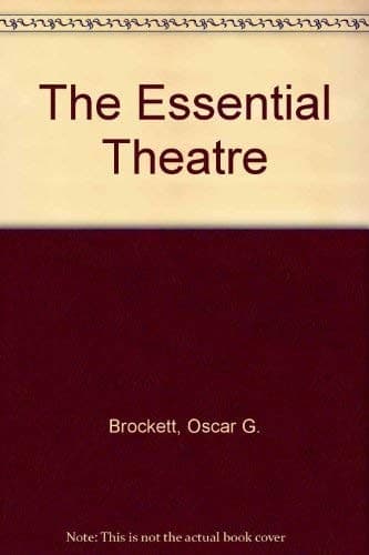 Tapa de The essential theatre