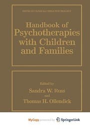 Tapa de Handbook of Psychotherapies with Children and Families