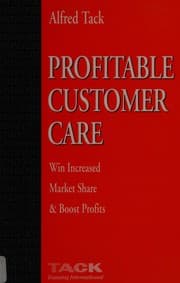 Tapa de Profitable customer care