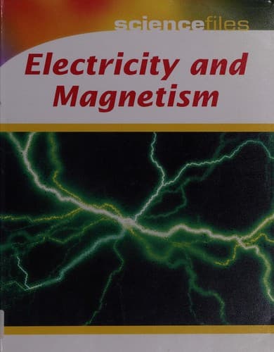 Tapa de Electricity and magnetism