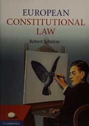 Tapa de European constitutional law