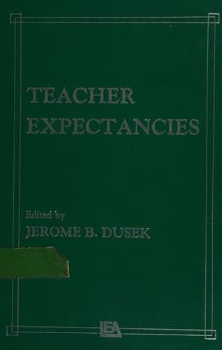 Tapa de Teacher expectancies