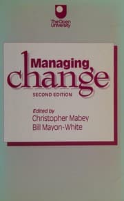 Tapa de Managing change