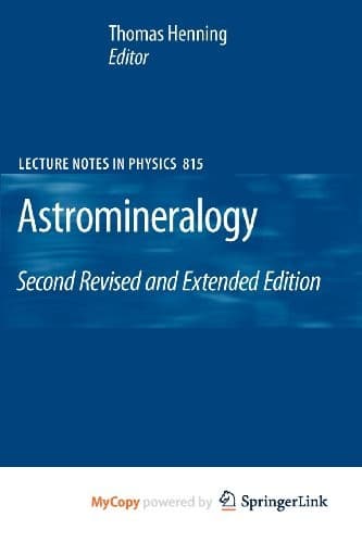 Tapa de Astromineralogy