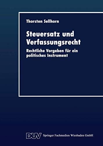 Tapa de Steuersatz und Verfassungsrecht