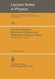 Tapa de Complex Analysis, Microlocal Calculus and Relativistic Quantum Theory