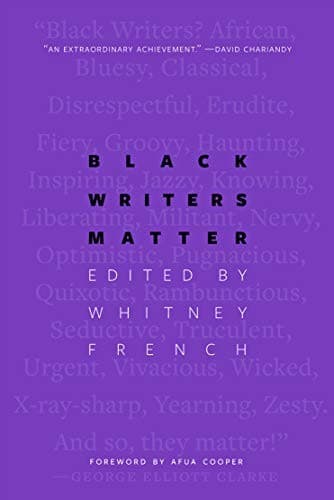 Tapa de Black Writers Matter
