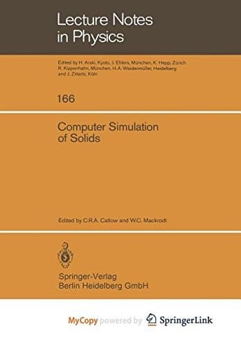 Tapa de Computer Simulation of Solids