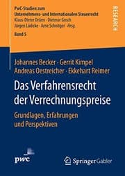 Tapa de Das Verfahrensrecht der Verrechnungspreise