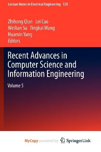 Tapa de Recent Advances in Computer Science and Information Engineering
