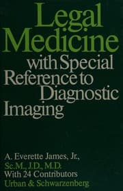 Tapa de Legal medicine with special reference to diagnostic imaging