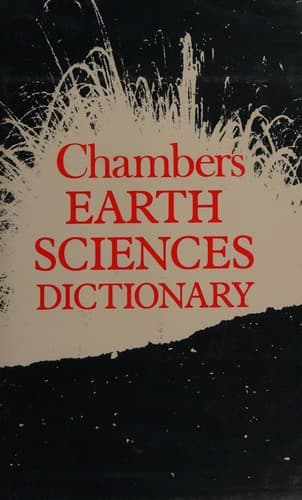 Tapa de Chambers earth sciences dictionary