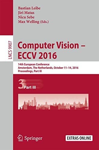 Tapa de Computer Vision – ECCV 2016