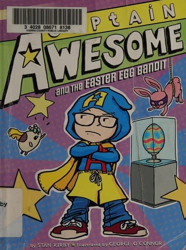 Tapa de Captain Awesome and the Easter egg bandit