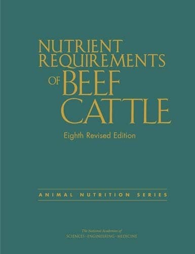 Tapa de Nutrient Requirements of Beef Cattle