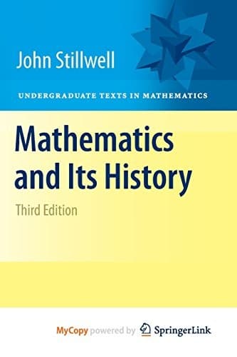 Tapa de Mathematics and Its History