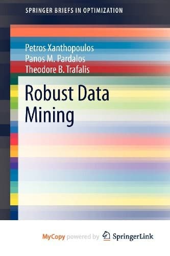 Tapa de Robust Data Mining