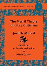 Tapa de The Merril Theory of Lit'ry Criticism
