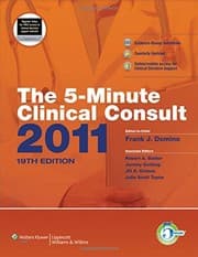 Tapa de The 5-Minute Clinical Consult 2011