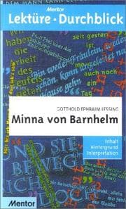 Tapa de Minna von Barnhelm. Diverse Umschlagfarben, unsortiert