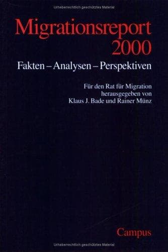 Tapa de Migrationsreport 2000