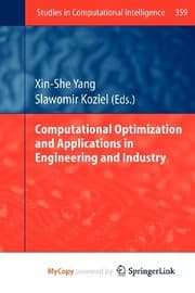 Tapa de Computational Optimization and Applications in Engineering and Industry