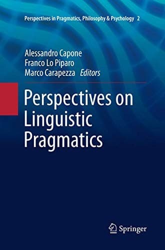 Tapa de Perspectives on Linguistic Pragmatics