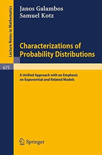 Tapa de Characterizations of Probability Distributions.