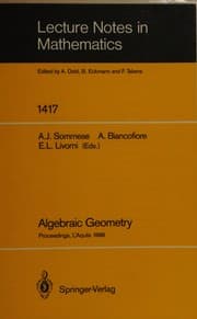 Tapa de Algebraic geometry