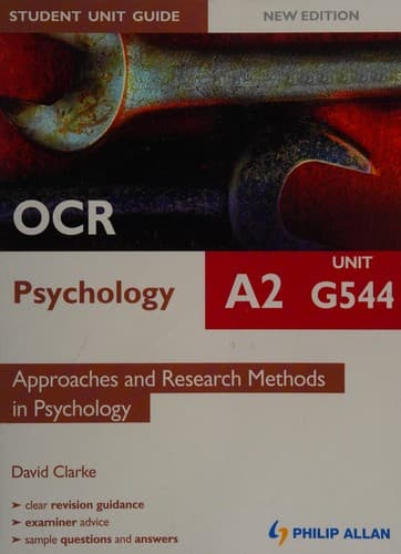 Tapa de OCR A2 psychology