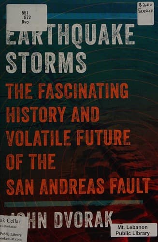 Tapa de Earthquake storms