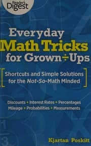 Tapa de Everyday math tricks for grown-ups