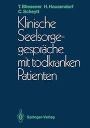 Tapa de Klinische Seelsorgegespräche mit todkranken Patienten