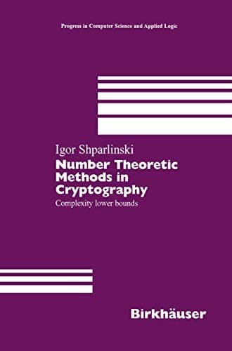 Tapa de Number Theoretic Methods in Cryptography