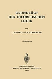 Tapa de Grundzüge der theoretischen Logik