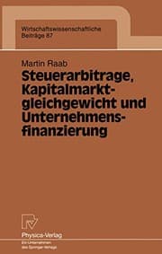 Tapa de Steuerarbitrage, Kapitalmarktgleichgewicht und Unternehmensfinanzierung