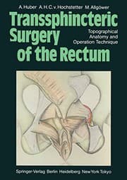 Tapa de Transsphincteric Surgery of the Rectum
