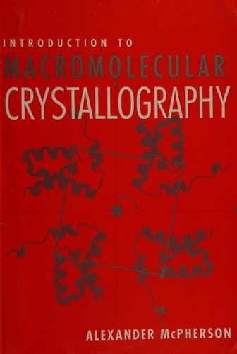Tapa de Introduction to macromolecular crystallography