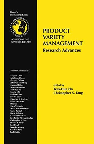 Tapa de Product Variety Management
