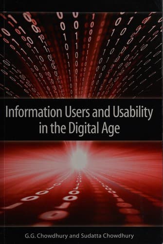 Tapa de Information users and usability in the digital age