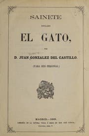 Tapa de Sainete titulado