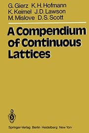 Tapa de A Compendium of continuous lattices