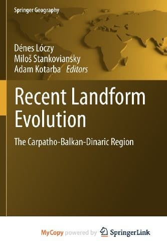 Tapa de Recent Landform Evolution