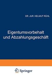 Tapa de Eigentumsvorbehalt und Abzahlungsgeschäft