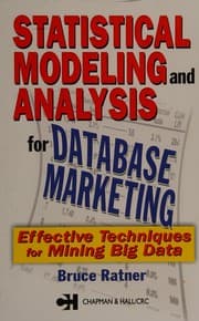 Tapa de Statistical modeling and analysis for database marketing