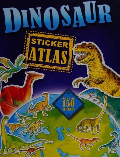 Tapa de Dinosaur sticker atlas