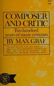 Tapa de Composer and critic