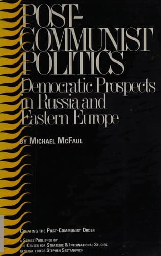 Tapa de Post-communist politics